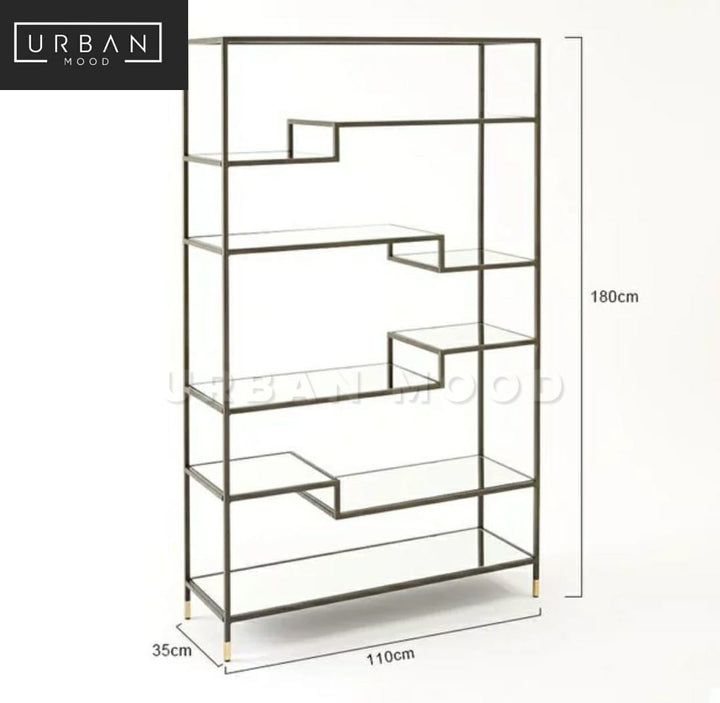 VINE Minimalist Glass Display Shelf