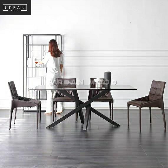 VITRO Modern Glass Dining Table & Chairs