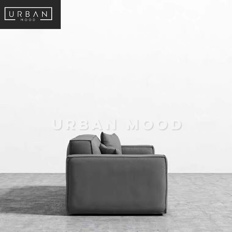 VOGEL Minimalist Leathaire Sofa