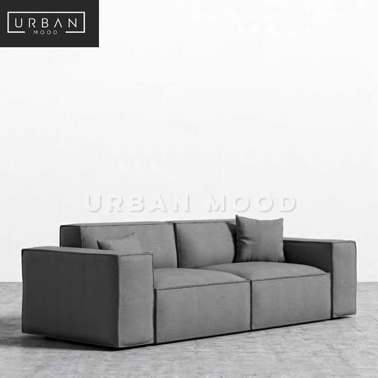 VOGEL Minimalist Leathaire Sofa