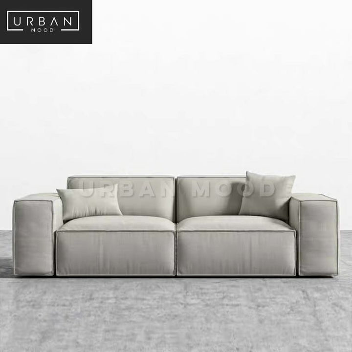 VOGEL Minimalist Leathaire Sofa