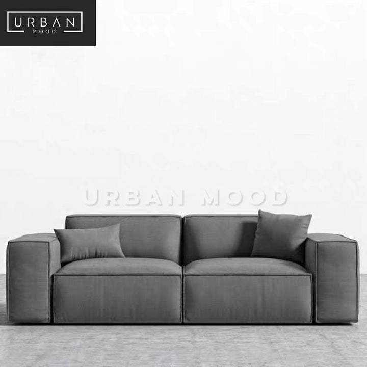 VOGEL Minimalist Leathaire Sofa