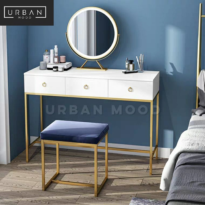 NUBIS Modern Victorian Vanity Table