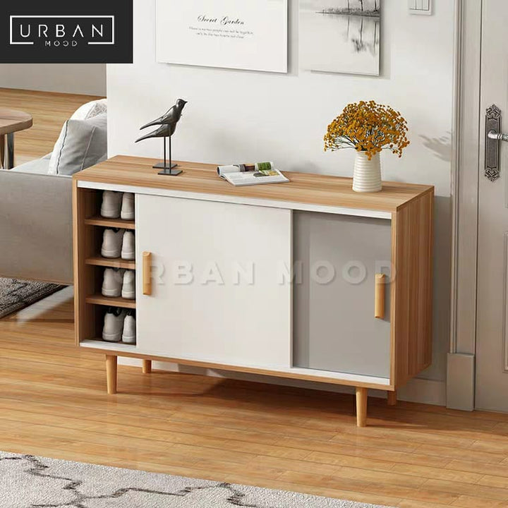 BARON Scandinavian Shoe Cabinet