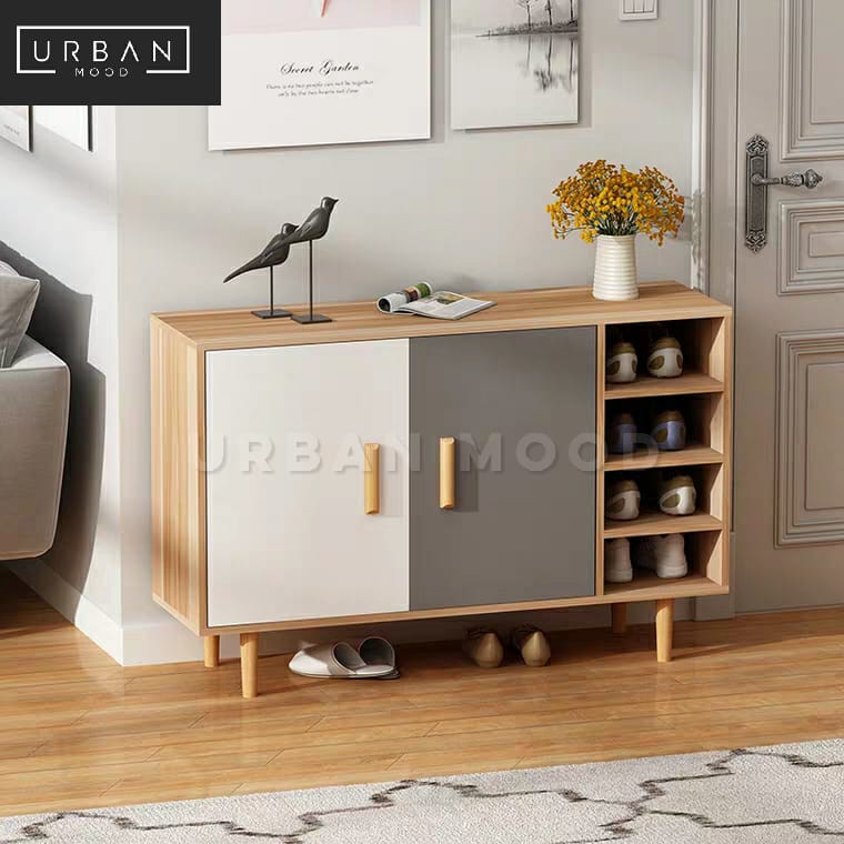 BARON Scandinavian Shoe Cabinet