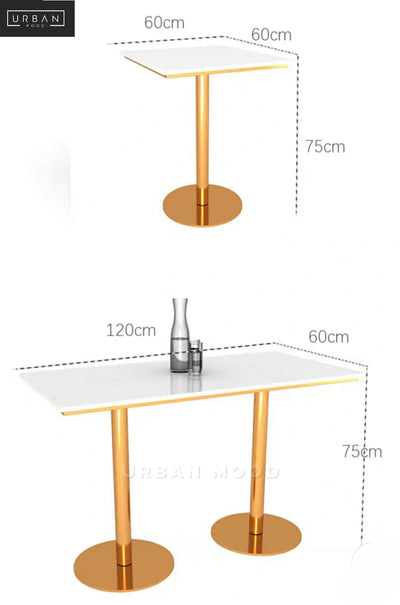 COASTAL Modern Dining Table & Bench