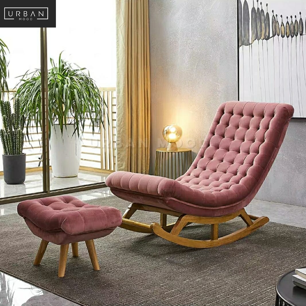 VERSE Modern Velvet Rocking Chair