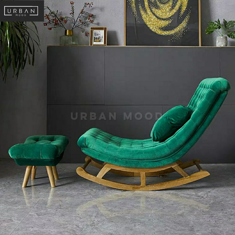 VERSE Modern Velvet Rocking Chair