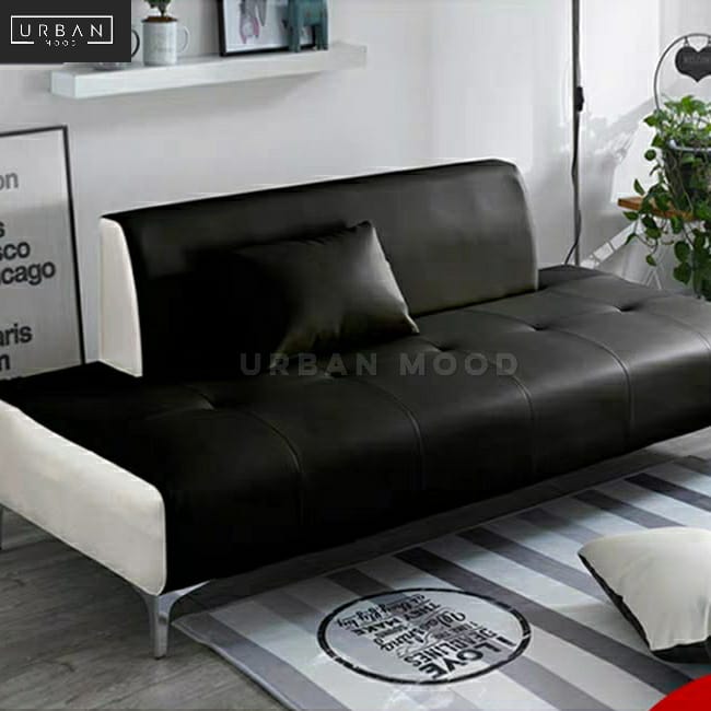 HANDER Modern Faux Leather Daybed