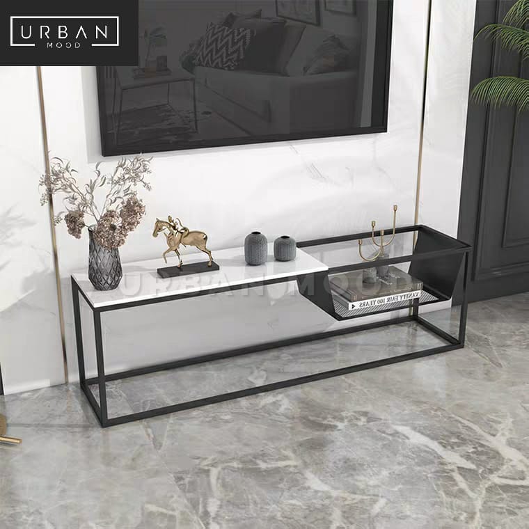 ALDEN Modern Marble TV Console