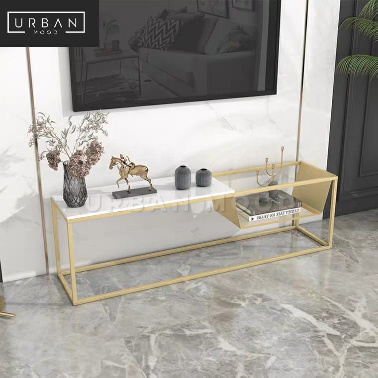 ALDEN Modern Marble TV Console