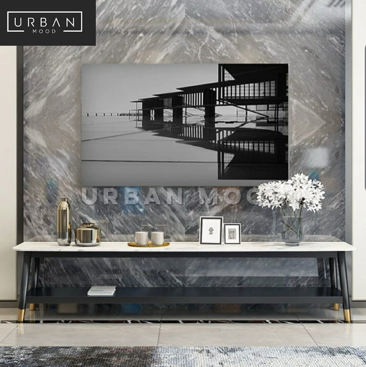 CREST Modern Marble TV Console