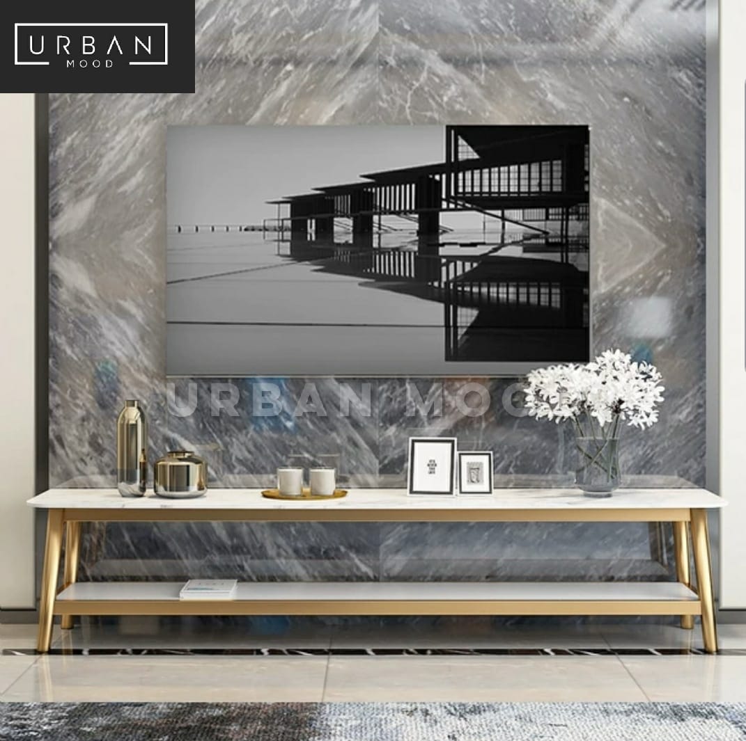 CREST Modern Marble TV Console