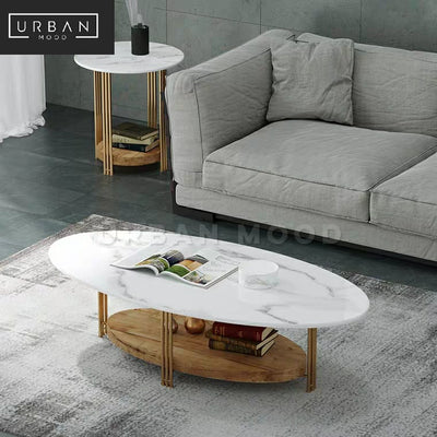 STERLING Modern Marble TV Console / Coffee Table