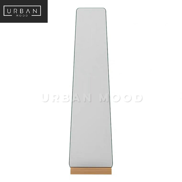 ASHEN Scandinavian Solid Wood Standing Mirror