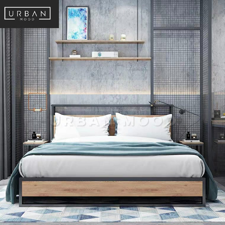 JOLT Modern Industrial Bedframe