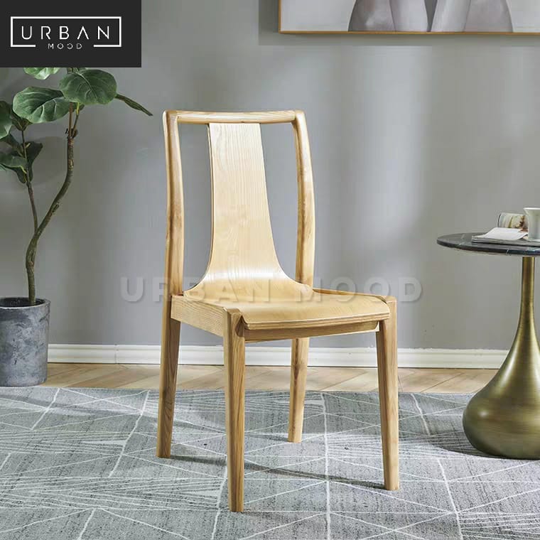 TIRADE Rustic Solid Wood Dining Chair