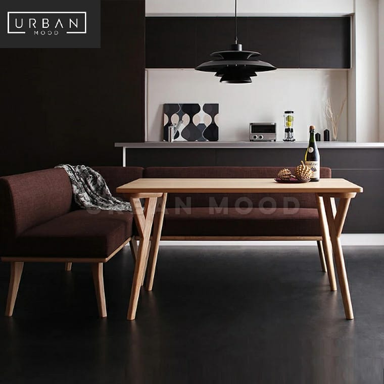 LINDE Modern Fabric Dining Bench