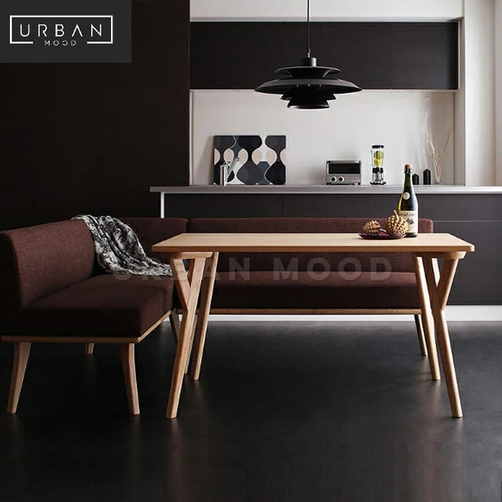 LINDE Modern Fabric Dining Bench