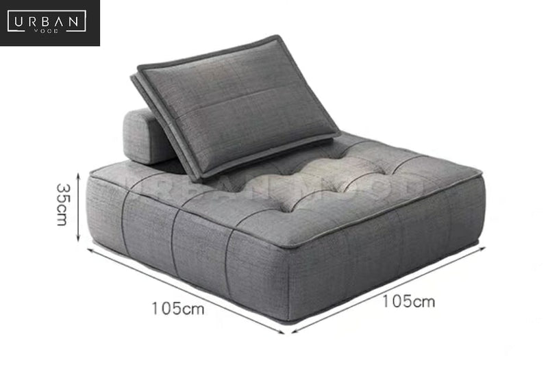 KNOX Modern Modular Fabric Sofa
