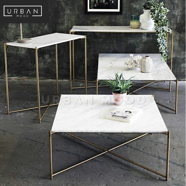 IBIZ Minimalist Marble Coffee Table / Hallway Console