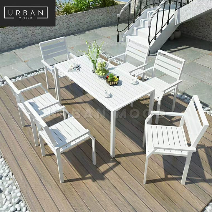 PICKET Modern Outdoor Table & Chairs