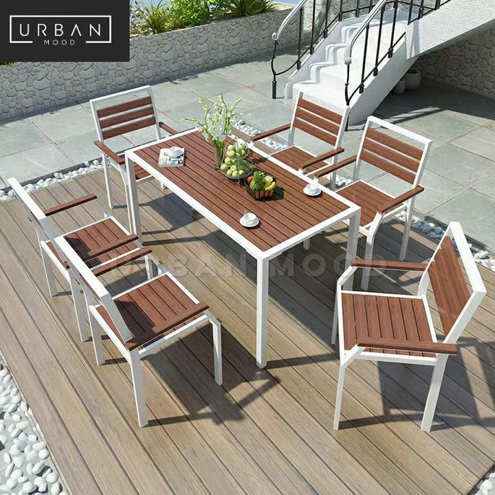 PICKET Modern Outdoor Table & Chairs