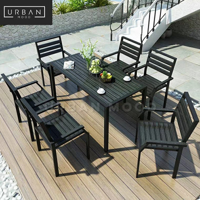 PICKET Modern Outdoor Table & Chairs