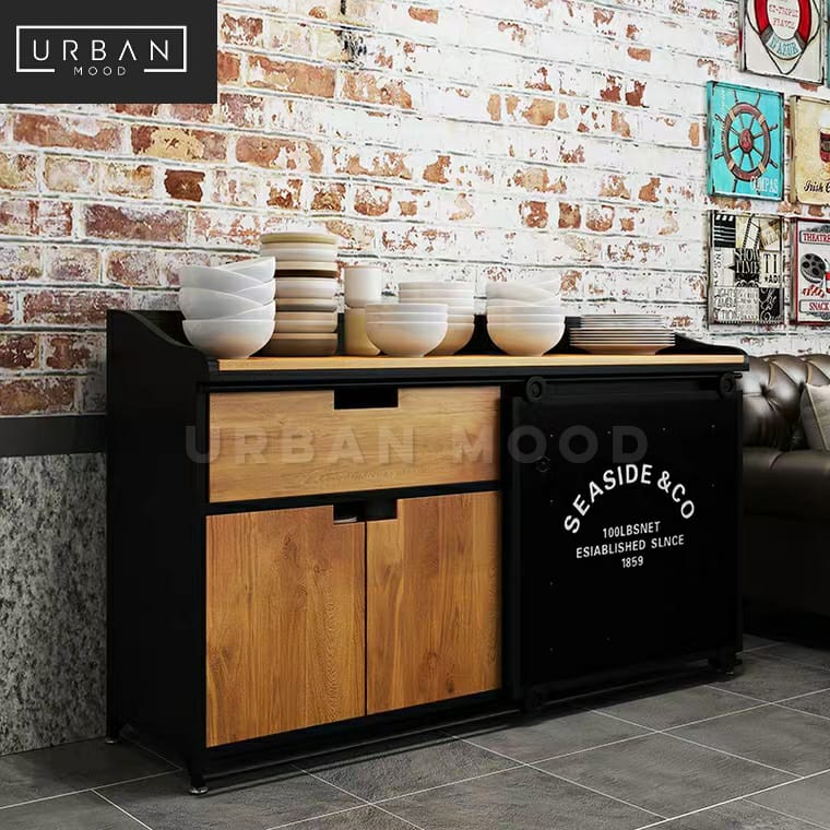 CLIFTON Modern Industrial Sideboard