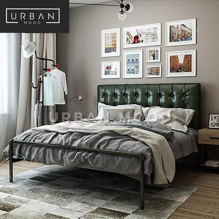 DENSITY Industrial Metal Bedframe