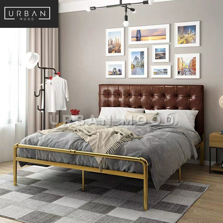 DENSITY Industrial Metal Bedframe