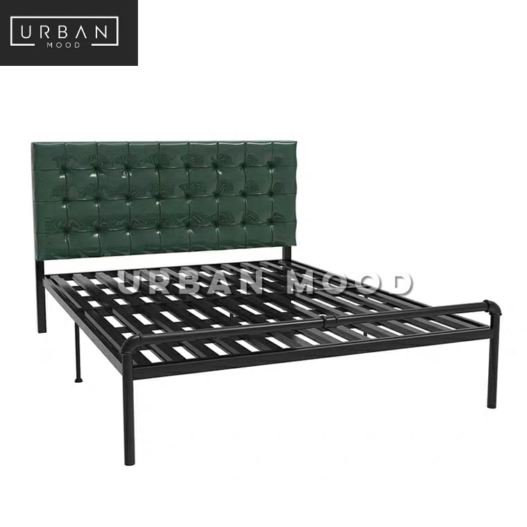 DENSITY Industrial Metal Bedframe