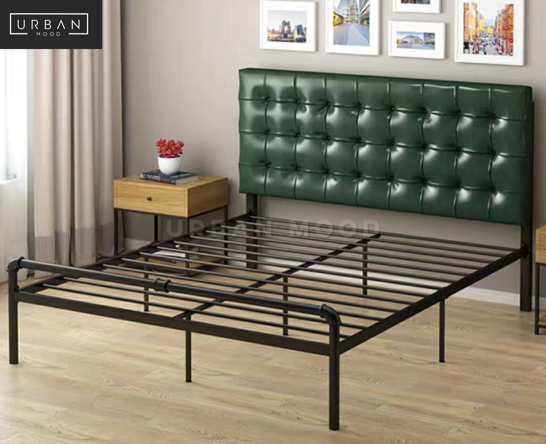 DENSITY Industrial Metal Bedframe