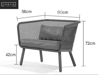 TORIES Modern Industrial Sofa