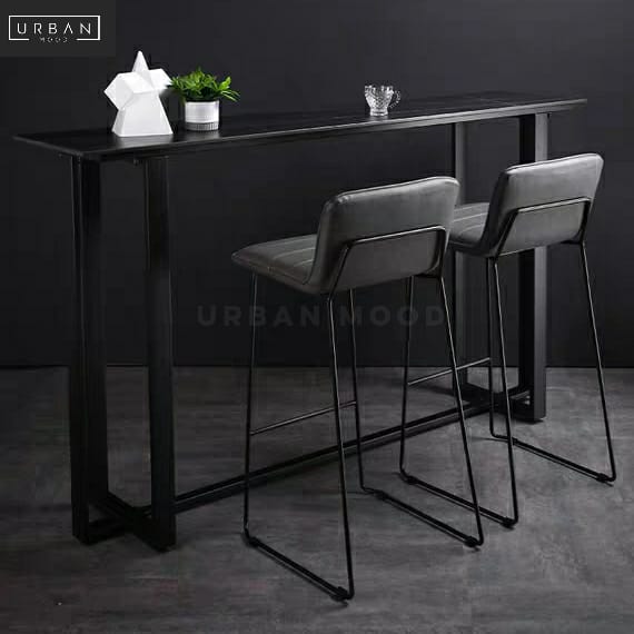 SPLINT Modern Marble Bar Table