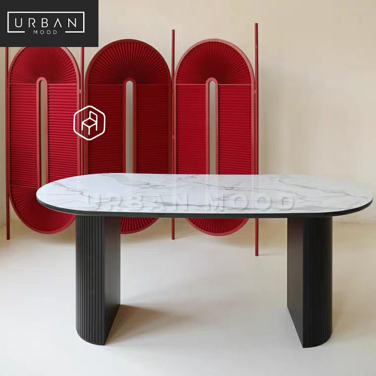 ADVIK Postmodern Marble Dining Table