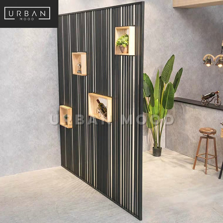 WILDER Modern Industrial Room Divider