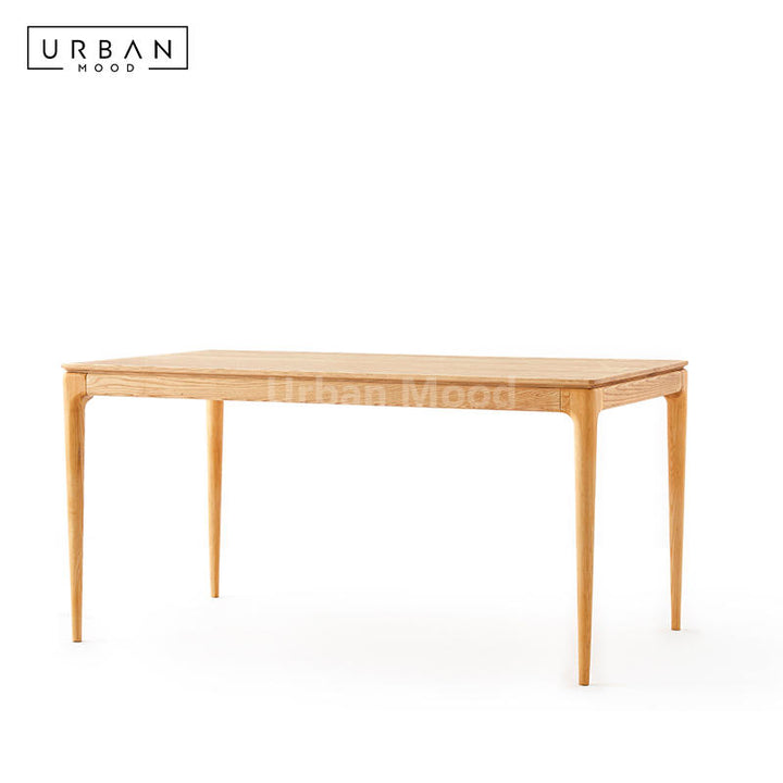 Premium | ADELINE Solid Wood Dining Table