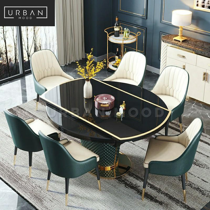 ZURICH Modern Extendable Dining Table & Chairs