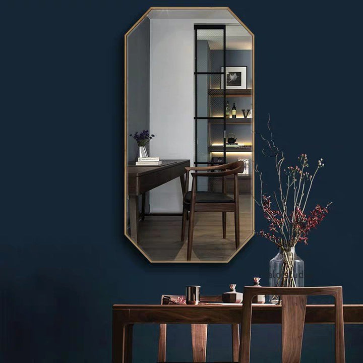 ALVEDA Gold Accent Wall Mirror