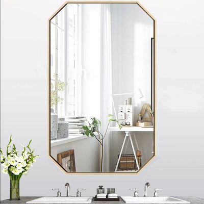 ALVEDA Gold Accent Wall Mirror