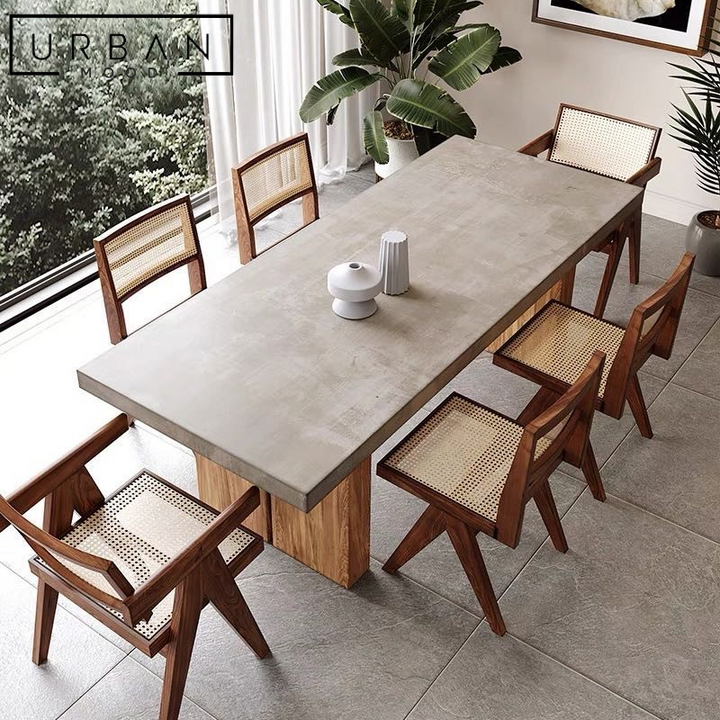 ARGO Industrial Solid Wood Dining Table