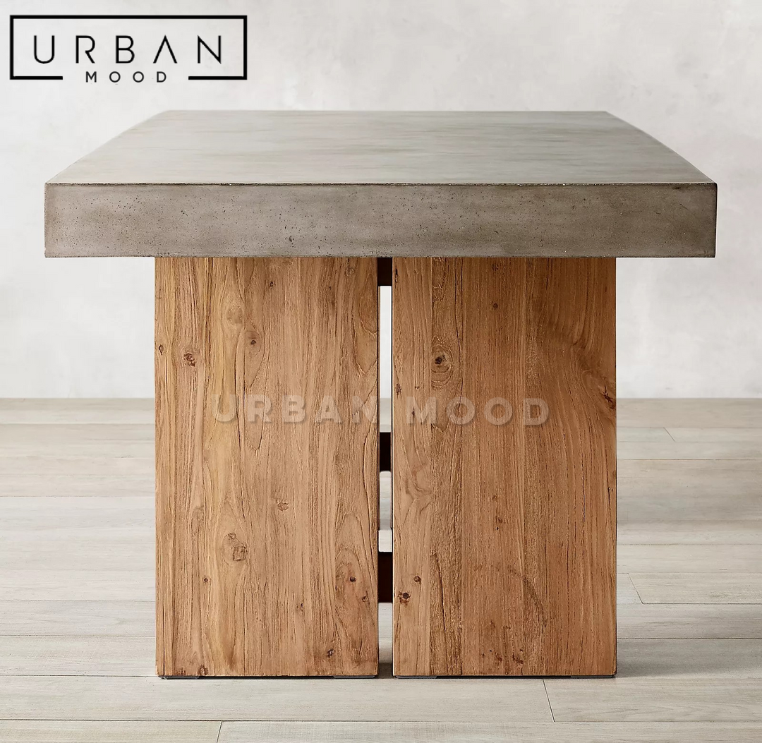 ARGO Industrial Solid Wood Dining Table