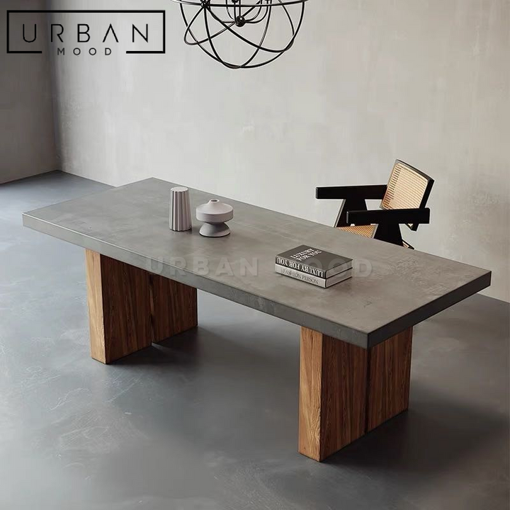 ARGO Industrial Solid Wood Dining Table