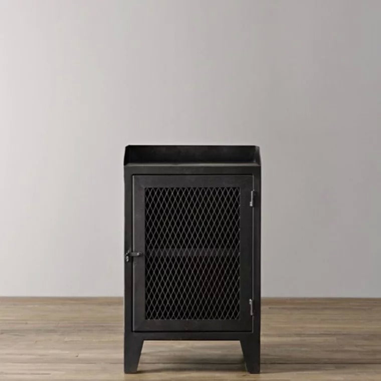 BRIDGET Modern Industrial Bedside Table