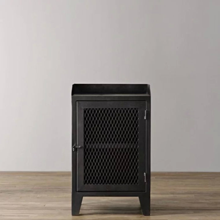 BRIDGET Modern Industrial Bedside Table