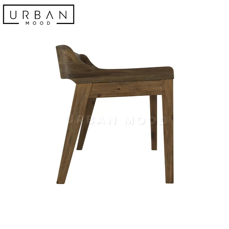 CABANA Rustic Solid Wood Bench