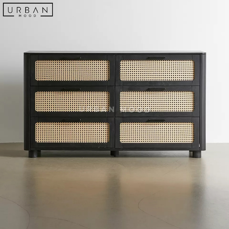 CADET Vintage Rattan Sideboard