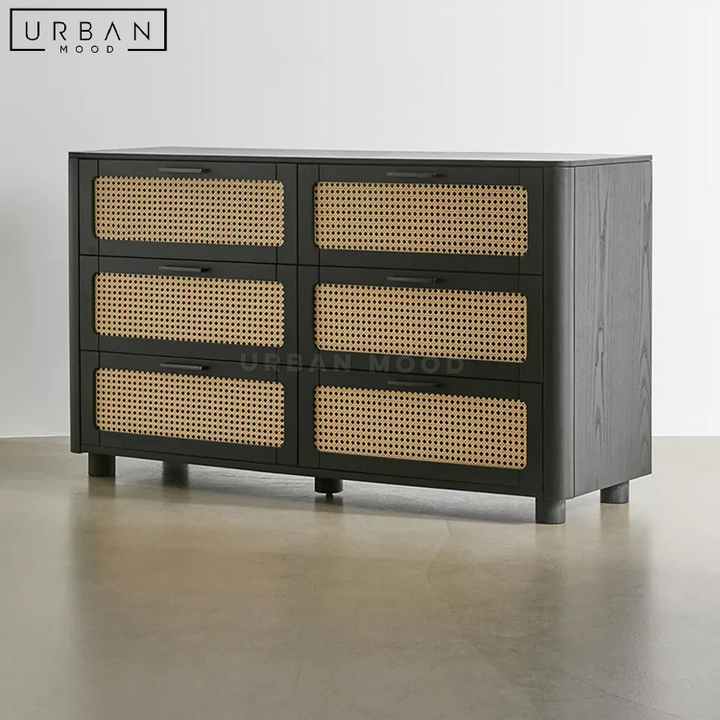 CADET Vintage Rattan Sideboard