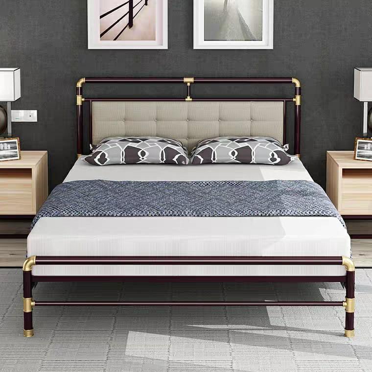 CAVEN Modern Industrial Metal Bedframe